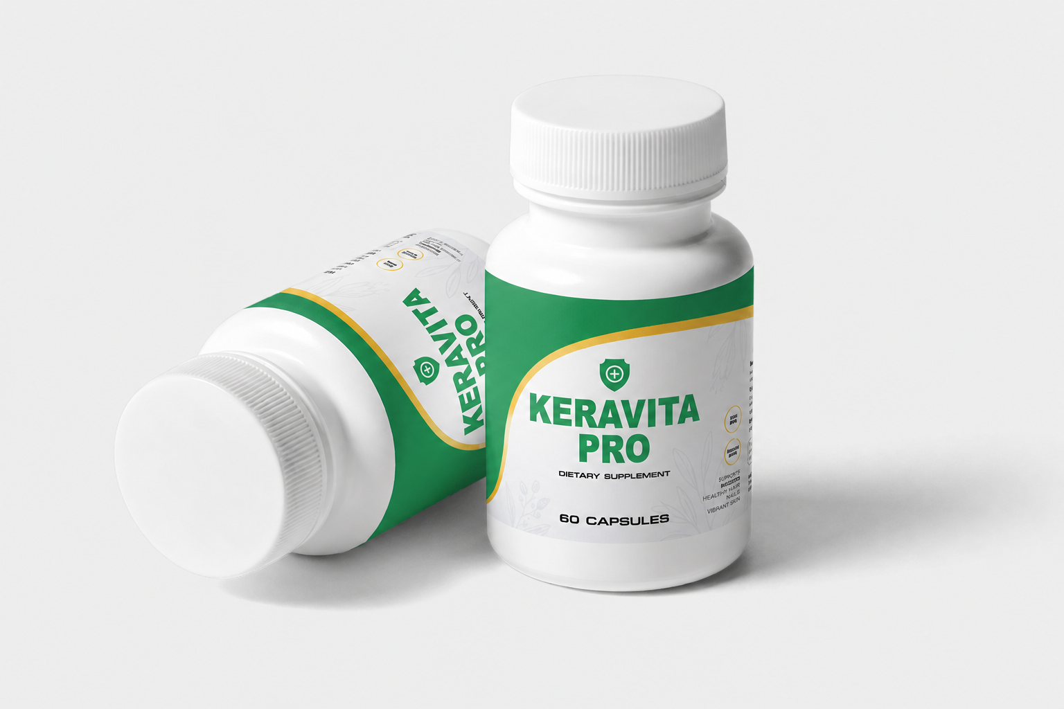 KeraVita Pro supplement product bottles